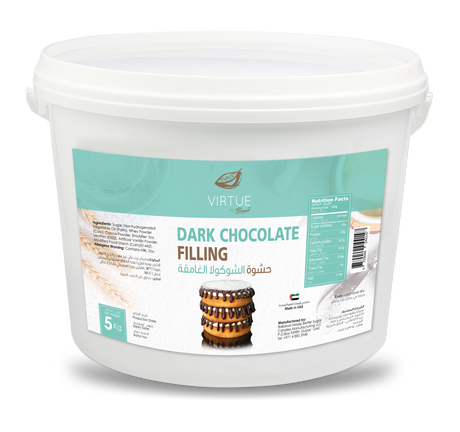 VIRTUE-DARK CHOCOLATE FILLING (BUCKET OF 5 KG)